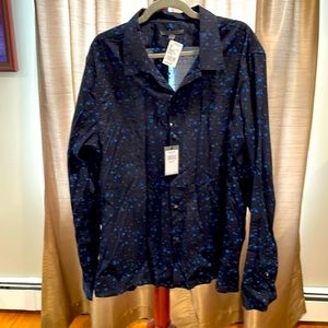 John Varvatos Slim Fit W620W1-73LN 414 Midnight XL S20-02